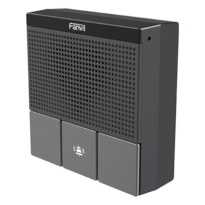 Mini Intercomunicador IP / Wi-Fi 2.4/5 GHz / 2 Líneas SIP / Audio HD / IP54 / PoE 802.3af / 1 Relé E/S