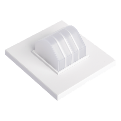 Luz de Indicación Hospitalaria Cuatricolor / 4 Segmentos Luminosos RGB / Alimentación 12 VCC / Bus RS485 / 45x45x30 mm / DIN VDE 0834