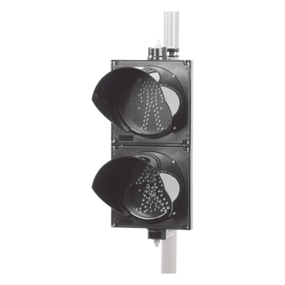 Semáforo Peatonal / Indicador Alto/Siga Estático / Diámetro 20 cm / LED de Alta Intensidad / 110 VCA / IP Hermético