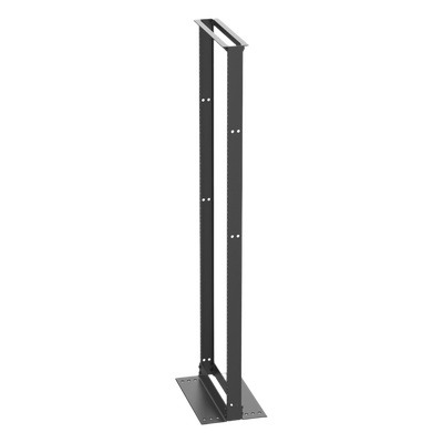 Rack de Dos Postes / 19 in / 45 UR / Carga 453 kg (997.9 lb) / Rieles Numerados #12-24 / Acero / EIA-310D