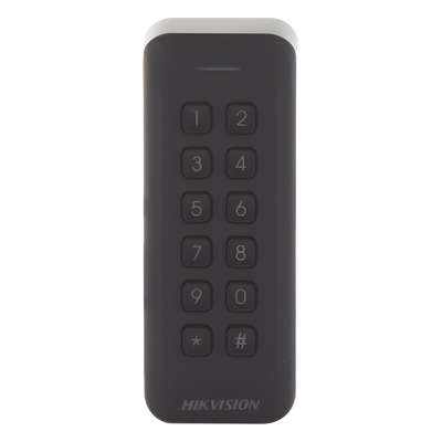 Lector de Tarjetas PROX / EM 125 kHz / Teclado Numérico / Wiegand W26/W34 / IP65 / Perfil Delgado