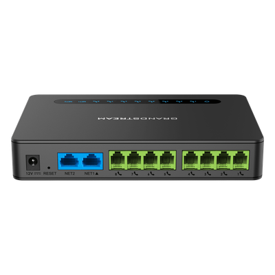 Gateway VoIP / 8 Puertos FXS / Router NAT Gigabit / 2 Perfiles SIP / Cifrado AES / Fax T.38 / Calidad de Voz HD