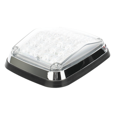 Luz de Advertencia LED / 24 LEDs / 11 Patrones de Destello / IP67 / 12-30 VCC / 9.5 W / SAE J845