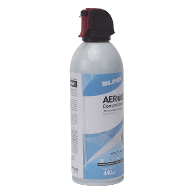 Removedor de Polvo y Residuos / Aire Comprimido / 440 ml / Limpieza de Electrónicos / 15-20 cm Distancia Óptima / 0.49 ft-0.66 ft