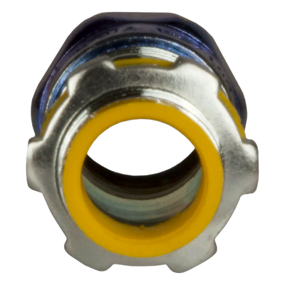 Conector de Compresión Hermético / Pared Delgada / Acero Galvanizado / 1 1/4 in / 1.89 in x 3.307 in (48 mm x 83.99 mm)