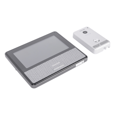 Kit de Videoportero IP / Monitor Wi-Fi / Apertura Remota por App / Alimentación 110 VCA / Diseño Compacto