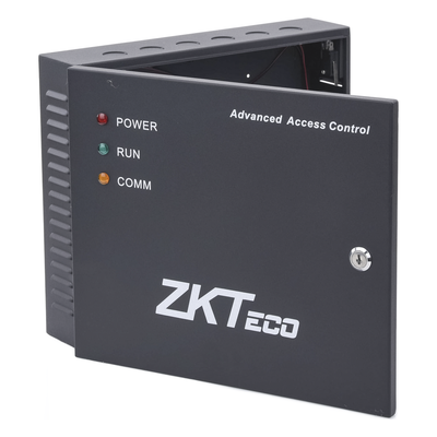 Controlador de Acceso 4 Puertas / 20,000 Huellas / 30,000 Tarjetas / TCP/IP / ADMS PUSH / Fuente 12V 5A / Gabinete