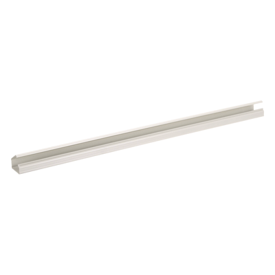 Canaleta de PVC / 38.4 x 24 x 1828.8 mm / 13 Cables Cat6 / Adhesivo Integrado / UL94V-0 / Blanco Mate