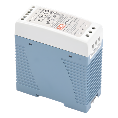 Fuente de poder Industrial / Riel DIN / 24 VCC / 40 W / 85-264 VCA / 1.7 A / 40 x 90 x 100 mm (1.57 x 3.54 x 3.94 in)