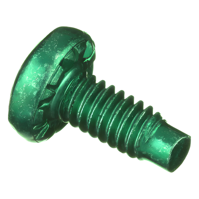 Tornillo de Unión a Tierra para Rack / #12-24 / 1/2 Pulgada / Cabeza Combinada PH3/Ranura / Acero Galvanizado / RoHS / Bolsa 100 Piezas