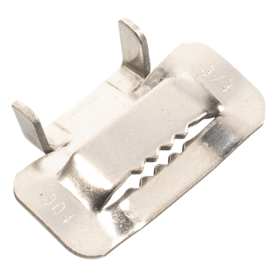 Hebilla de Acero Inoxidable / 3/4" / 100 Piezas / Compatible ADSS / Mini-ADSS / Figura 8
