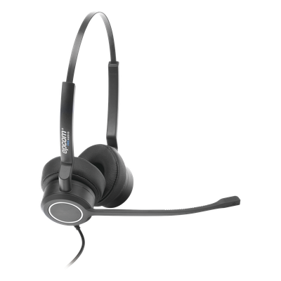 Audífonos USB de Diadema / Audio HD Estéreo / Cancelación de Ruido / Micrófono Cardioide 300° / Diseño Ergonómico 58-72 g