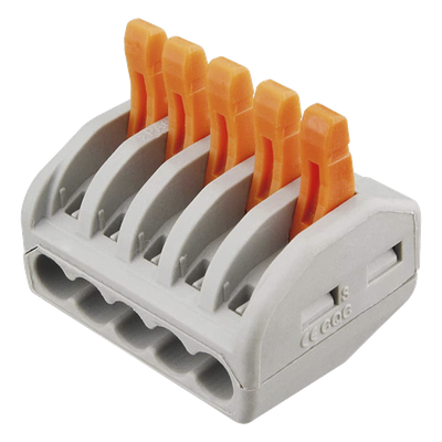 Conector de Distribución Eléctrica / 1 Entrada 4 Salidas / 250V 32A / 12AWG-28AWG / 2.6 x 2.1 x 1.5 cm (1.02 x 0.83 x 0.59 in)