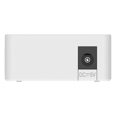Switch No Administrable / 5 Puertos Gigabit / 10 Gbps Switching / Plug & Play / 2.1W Máximo / Cloud Visible