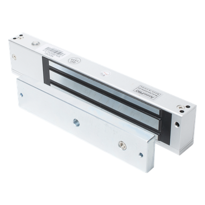 Chapa Magnética Electromagnética / 280 kg (600 lbs) / 12/24 VCC / LED Ultra-brillante / Sensor NO/NC / Aluminio Anodizado