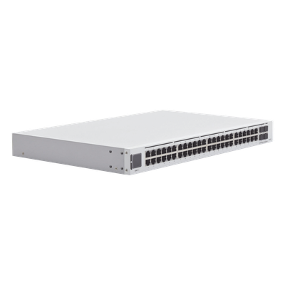 Switch Capa 3 / 48 Puertos Gigabit RJ-45 / 4 Puertos SFP+ 10G / 17.42 x 11.24 x 1.72' / Pantalla Informativa
