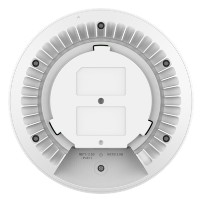 Punto de Acceso Wi-Fi 7 / 3.6 Gbps Inalámbrico / 5 Gbps Cableado / MIMO 2x2:2 / 256 Clientes Simultáneos / Cobertura 175 m (574.1 ft) / PoE+ / BLE 5.3