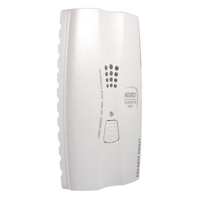 Detector de Monóxido de Carbono / Sensor 10 Años / Sirena 85 dB a 3 m (10 ft) / Doble Relevador SPST / 9-32 VDC