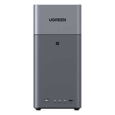 NAS de 2 Bahías / Procesador RK3576 / 4 GB DDR5 / HDMI 4K / USB-C 3.2 Gen 1 / Gigabit Ethernet / RAID 0/1-JBOD