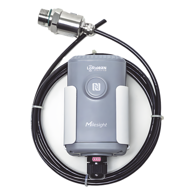 Sensor Industrial LoRaWAN / Presión de Tuberías / Precisión 0.5% FS / Alcance 15 km (9.3 mi) / Batería 19000 mAh / IP66