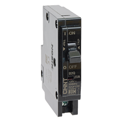 Interruptor Termomagnético Enchufable / 1 Polo / 60 A / 120/240 VCA / Capacidad Interruptiva 10 kA / Rango Térmico -30 a 70 °C