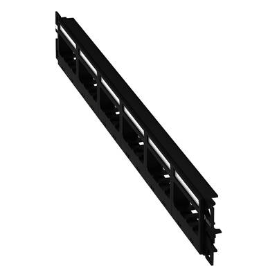 Panel de Parcheo Modular / 24 Puertos / 1UR / 19in / Plano / Sin Blindaje / TIA-606-C