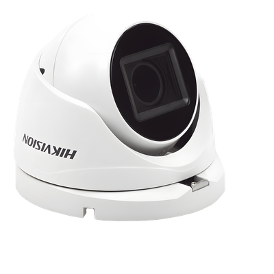 Eyeball TURBOHD 4K / 8.29 MP / Lente Mot. 2.7-13.5 mm / IR EXIR 60 m / IP67 / dWDR / TVI-AHD-CVI-CVBS / 9-15 VDC / -40°C a 60°C / 4.4 x 4.1 x 4.3 in / 1.28 lb