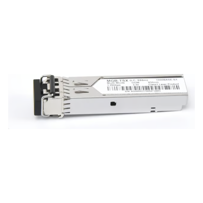 Transceptor SFP Industrial / 1000Base-SX / Fibra Multimodo LC / Alcance 550 m (1804.5 ft) / Rango -40 a 75 °C / Hot-Pluggable