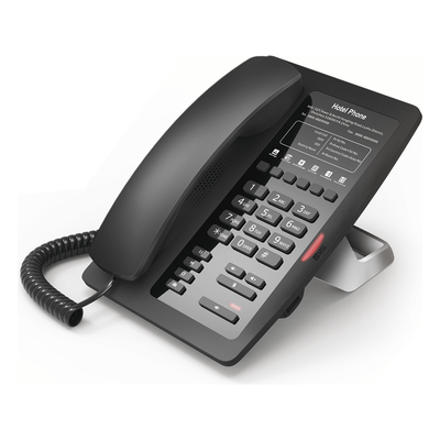 Teléfono IP Wi-Fi / Audio HD Opus / 2 Puertos Ethernet 10/100 Mbps / PoE 802.3af / 6 Teclas Programables Hotline / 2 Cuentas SIP