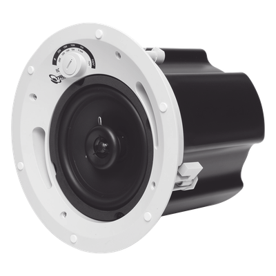 Altavoz de Techo Comercial / 2 Vías / 6.5 in / 60 Watts / 70V/100V/8 Ohms / UL 1480 / Humedad Exterior Cubierto