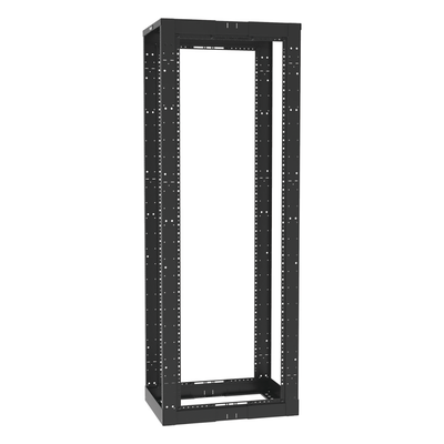 Rack de Cuatro Postes / 45 Unidades de Rack / Profundidad Ajustable 23 a 42 in / Carga Estática 907.2 kg / Rieles Roscados #12-24 / Estándar 19"