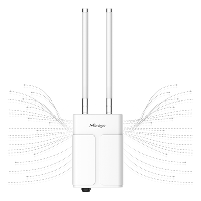 Gateway LoRaWAN para Exterior / 8 Canales / IP67 / 4G LTE / GNSS / PoE / Alcance 15 km (49,212.6 ft) / para BMS con BACnet y Modbus