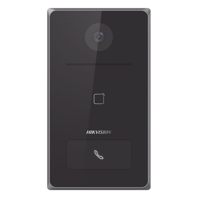 Frente de Calle IP / 2 Megapixel / 129°H / IR 2.5 m (8.2 ft) / PoE 802.3af / IP65 / Lector Mifare / Audio Bidireccional