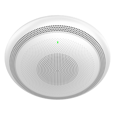 Altavoz SIP Intercomunicador / 15W HD / 3 Micrófonos Direccionales MMAD / Alcance 4.2 m (13.8 ft) / Wi-Fi Dual Band / Bluetooth / Superficie Lavable