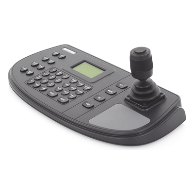 Controlador PTZ IP/Analógico / RS-485 1200 m (3937 ft) / Pantalla 128x64 / 16 Usuarios / 4.5W / Interior