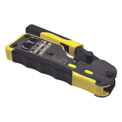 Ponchadora/Pelacables/Cortacables / Conectores Pass-Thru RJ45 / RJ11/RJ12 Estándar / Matraca Ciclo Completo / 28-22 AWG