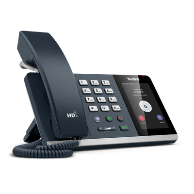 Teléfono IP / Pantalla Táctil 4 Pulgadas / HD Voice / Bluetooth 5.2 / Wi-Fi Dual Band / PoE / Certificación Microsoft Teams