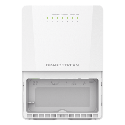 Switch PoE Administrable para Exteriores / 6 Puertos / 5 GE + 1 SFP / IP66 / PoE Integrado / Gestión Remota