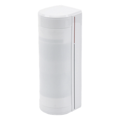 Detector PIR Dual-Tech Exterior / IP65 / Alcance 15 m (49.2 ft) / 90° / Inmunidad Mascotas 40 kg / Batería 5 Años / 180° Ajustable