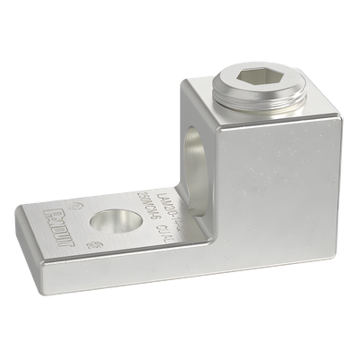 Terminal Mecánico de Aluminio / Cable 14 - 2/0 AWG / Orificio 1/4" / 600 V / 90 °C / UL-CSA