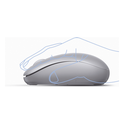 Mouse Inalámbrico / 2.4 GHz / 2400 DPI / Alcance 10 m (32.8 ft) / 3 Botones Silenciosos / Ergonómico