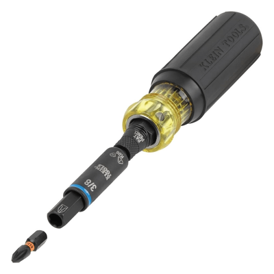 Destornillador Multifuncional / 10 en 1 / Clasificación de Impacto / Torque 150 in-lb / Portabrocas 12 Puntos / 1/2 pulgada