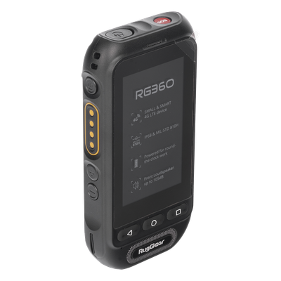 Radio PoC LTE / Altavoz 2W 105 dB / 3GPP Mission-Critical PTT / IP68 y MIL-STD-810H / Batería Extraíble 3000 mAh / 197 g / Multi APN