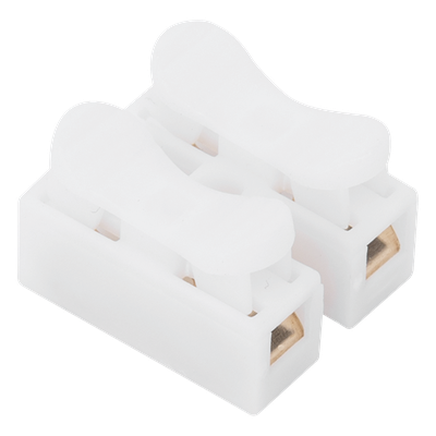 Conector Push / 2 Contactos / 250V / 10A / -40°C a 100°C / Cables 0.5-3.5 mm² / Material Antiflama