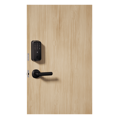 Cerradura Inteligente con Huella Digital / WiFi Integrado / Compatible Apple HomeKit / Teclado Táctil / Alimentación Dual 8 Baterías AA / IP54