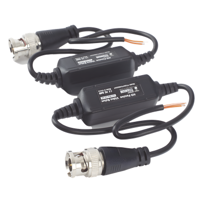 Kit de Transceptores Pasivos / TurboHD 4K / HD-TVI HD-CVI AHD CVBS COAXITRON / Audio por Coaxitron / Blindado RF / 200 m (656 ft)