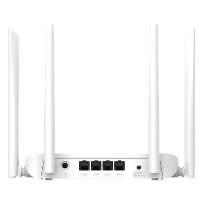 Router Wi-Fi 5 / Dual Band 1,200 Mbps / 4 Antenas 5 dBi / 96 Usuarios / Cobertura 30 m (98.4 ft) / Mesh