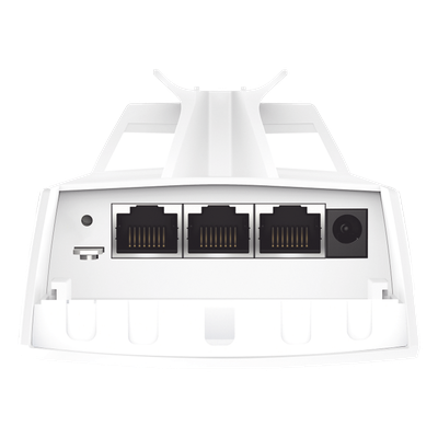 Punto de Acceso Bridge Exterior / 5 GHz / 867 Mbps / Alcance 5 km (3.1 mi) / IP65 / 3 Puertos Gigabit / Antena 11 dBi / PoE Pasivo 24V