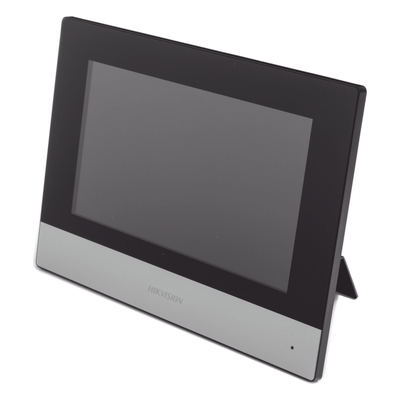 Monitor IP WiFi Touch Screen / Pantalla 7" / Resolución 1024 x 600 / Wi-Fi 2.4 GHz / Ethernet 10/100 Mbps / PoE Estándar / Audio Bidireccional / Integración 16 Cámaras IP 2 MP