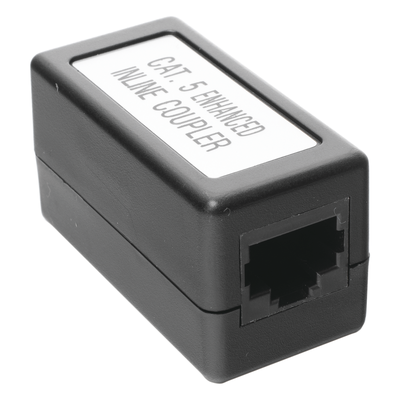 Acoplador UTP / Cat5e / RJ45 Hembra a Hembra / 2 Puertos / 125VCA / -40 a 85°C Almacenamiento